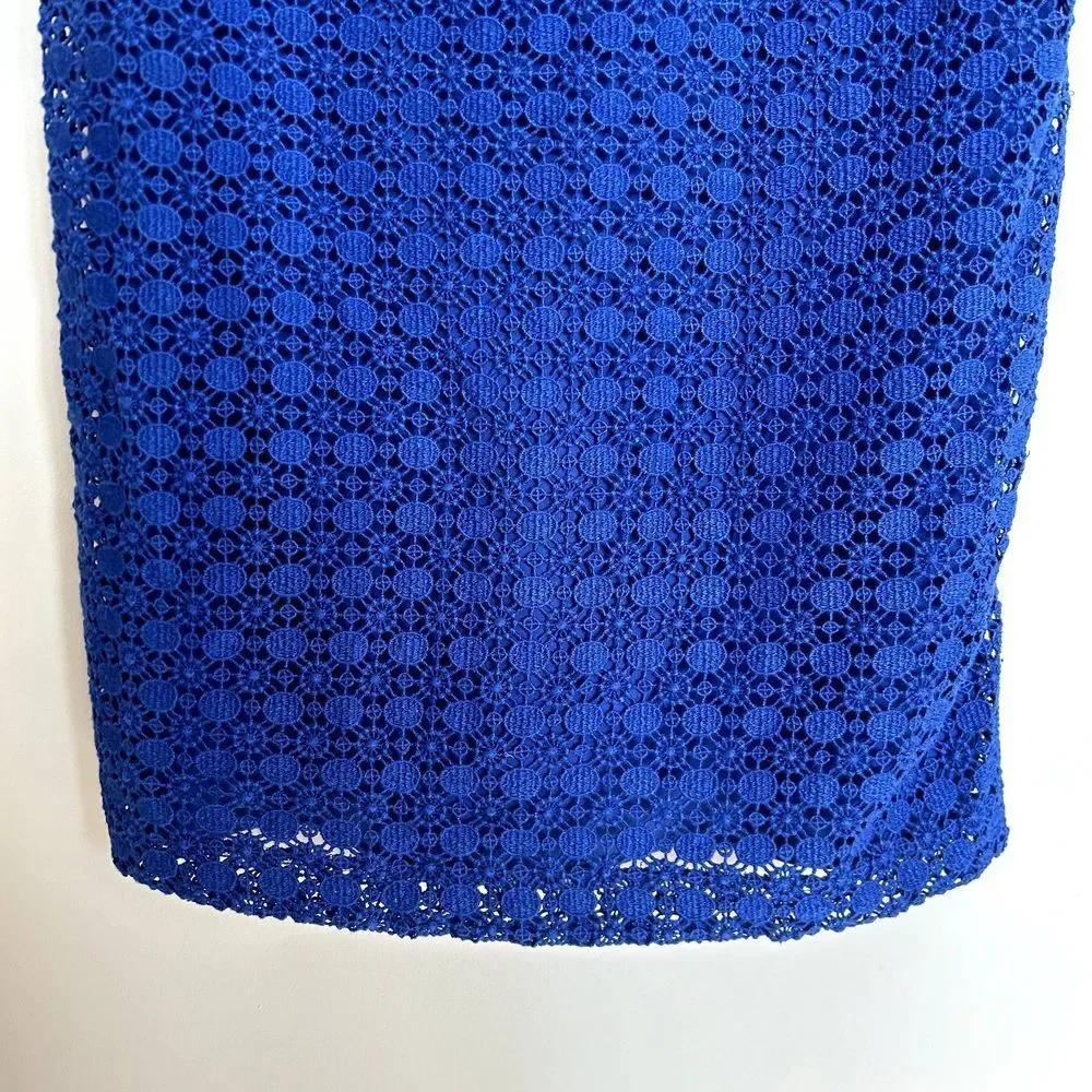 Zara blue crochet